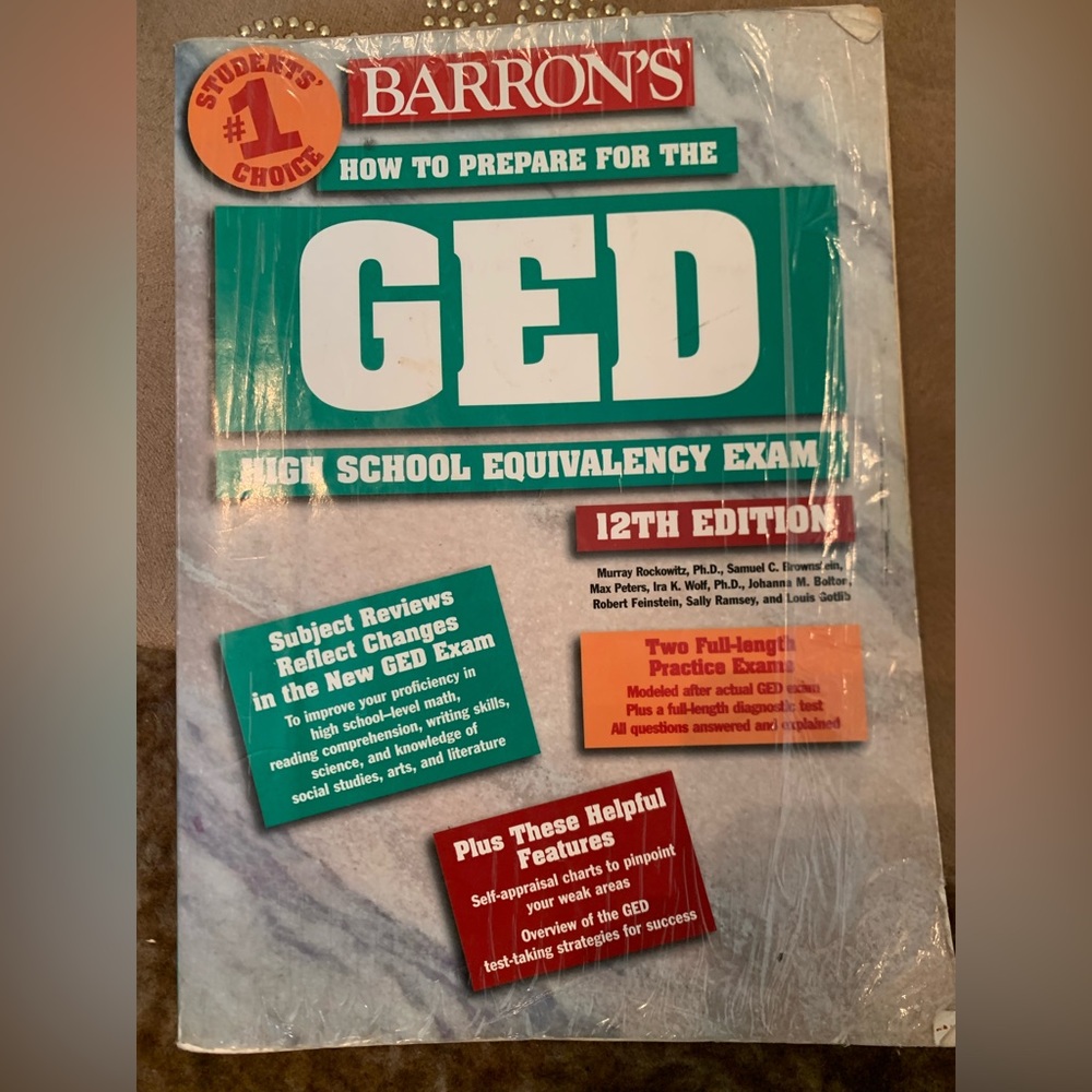 GED book 12th edition